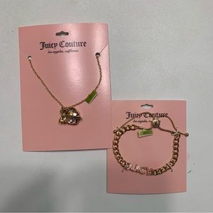 Juicy Couture bracelet & necklace